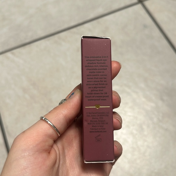 NEW Too Faced Melted Chocolate Matte Eyeshadow Chocolate‎ Wine - Picture 5 of 8